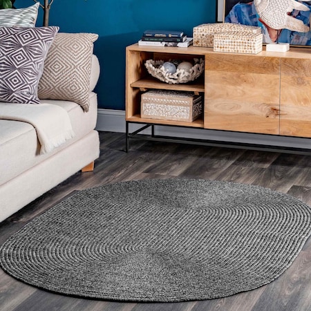 Nuloom Wynn Braided Indoor/Outdoor Area Rug 4ft x 6ft HJFV01F-O406